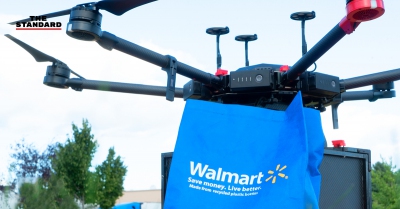 Walmart เริ่มทดสอบให้บริการบินโดรนส่งสินค้าและของชำถึงบ้านลูกค้าในรัฐนอร์ทแคโรไลนา